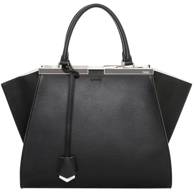 Fendi 3jours Black Leather Shoulder Bag 