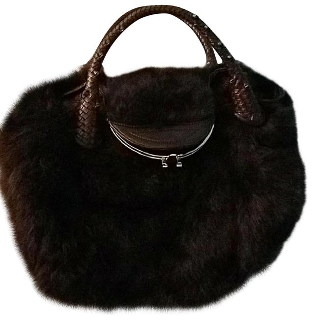 Fendi Brown Mink Fur Shoulder Bag 