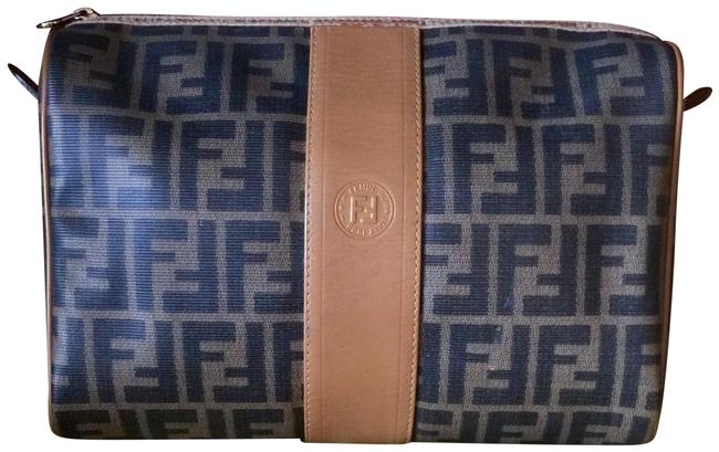 Fendi Brown Beige Black Shoulder Bag 