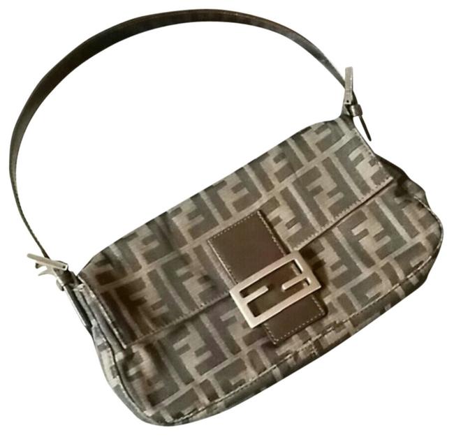 Fendi Brown Black Shoulder Bag 