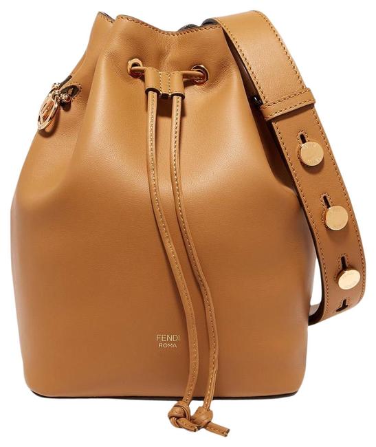 Fendi Bucket Mon Tresor Leather Shoulder Bag 