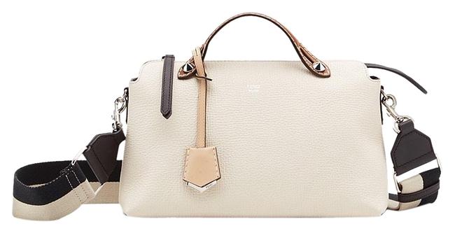 Fendi By The Way Ivory Grained Leather Shoulder Bag 