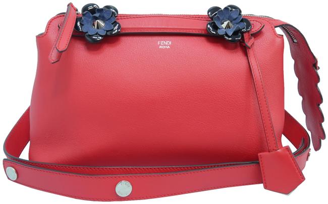 Fendi By The Way Small Red Calfskin Leather Shoulder Bag 