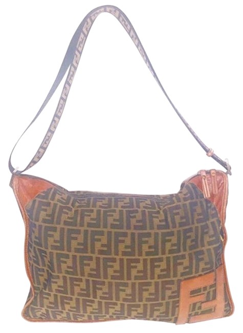 Fendi Crossbody Vintage Zucca Ff Shoulder Bag 