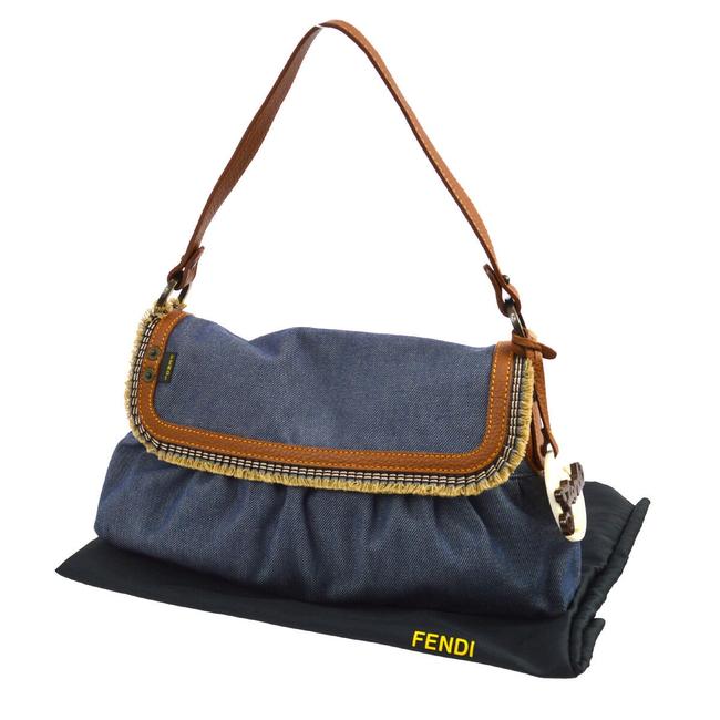 Fendi Denim Shoulder Bag 