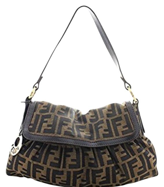 Fendi Foldover Purse Brian Shoulder Bag 