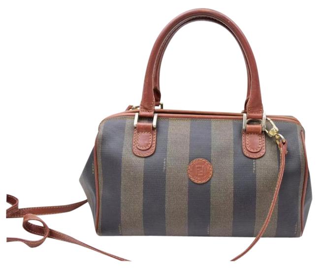 Fendi Green and Brown Shoulder Bag 