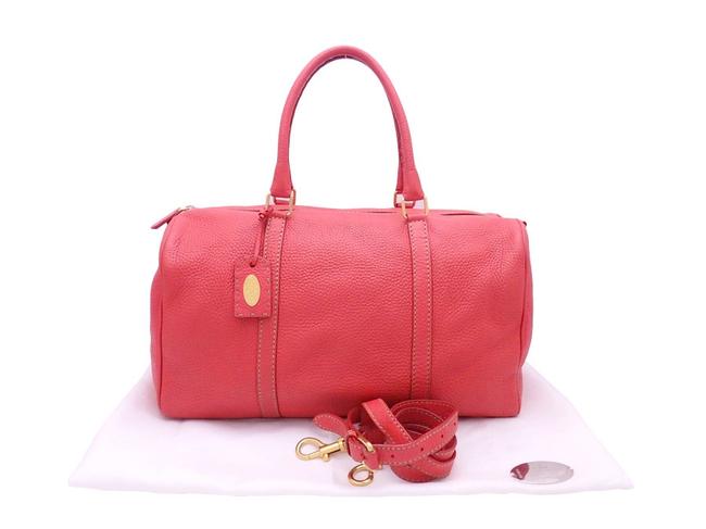 Fendi Handbag Celeria Ladies E40146 Pink Leather Shoulder Bag 