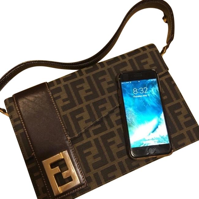Fendi Handbag Fabric Shoulder Bag 