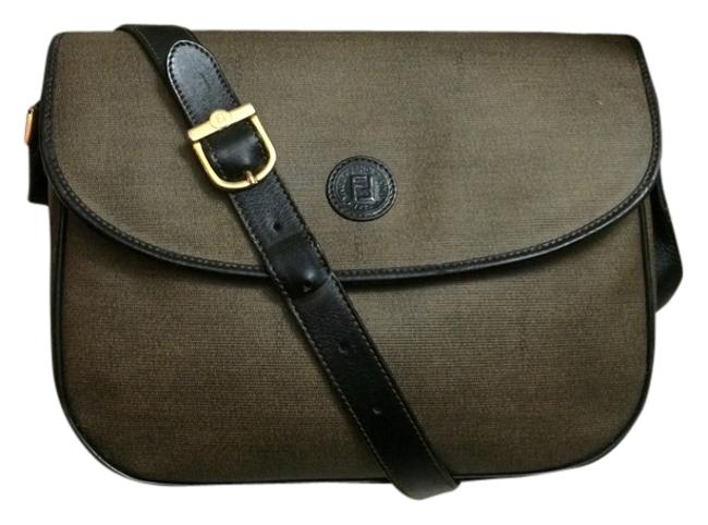 Fendi Lg Signature Tobacco Beauty Shoulder Bag 