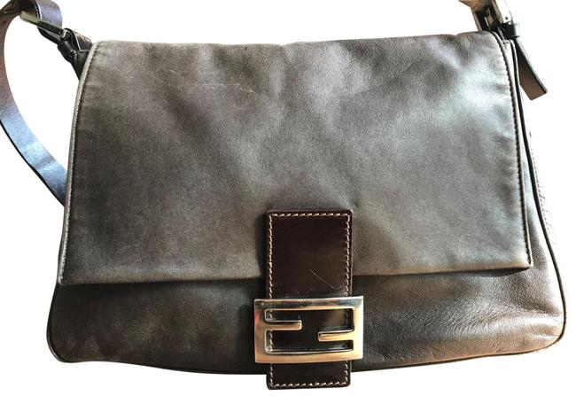 Fendi Mamma Forever Brown Leather Shoulder Bag 
