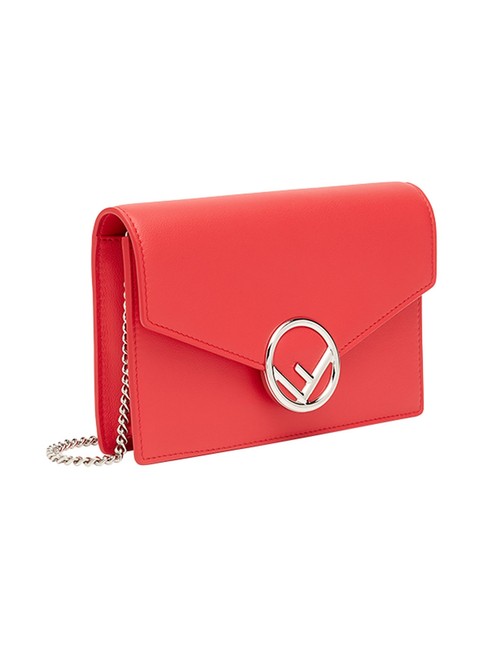 Fendi Wallet on Chain Mini Red Shoulder Bag 