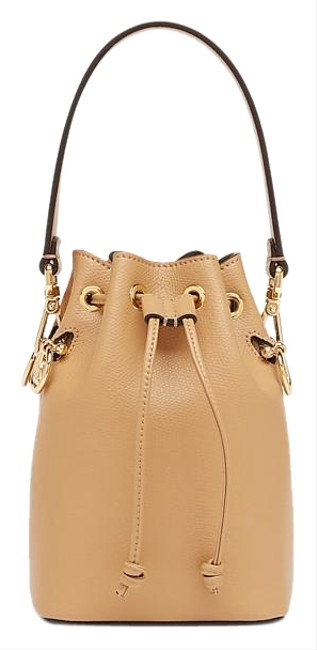 Fendi Bucket Mon Tresor Mini Leather Shoulder Bag 