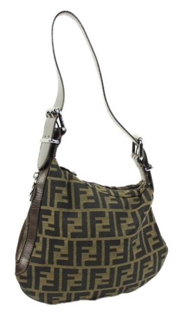 Fendi Monogram Oyster Shoulder Bag 