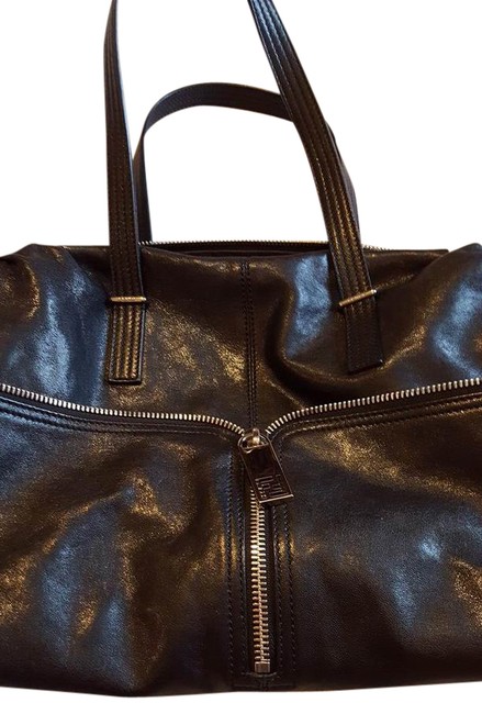 Fendi Monotone Nero Palladio Black Sheepskin Leather Shoulder Bag 