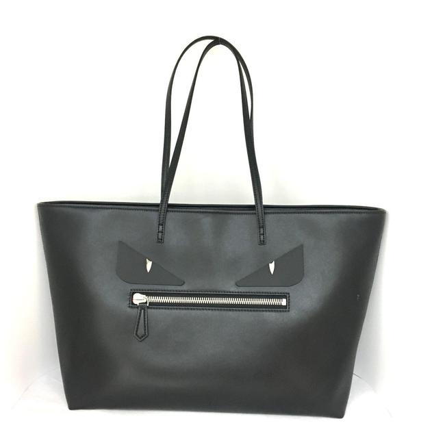 Fendi Monster Tote Tote Black Metal Shoulder Bag 