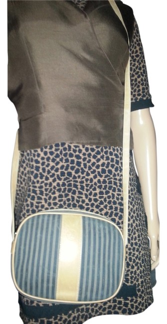 Fendi Pecan Brown Canvas Pvc Leather Shoulder Bag 