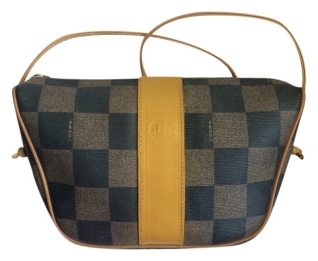Fendi Rare Checkerboard Cutie Shoulder Bag 