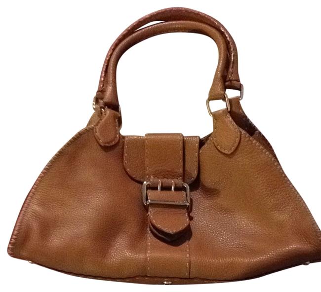 Fendi Selleria Camel Shoulder Bag 