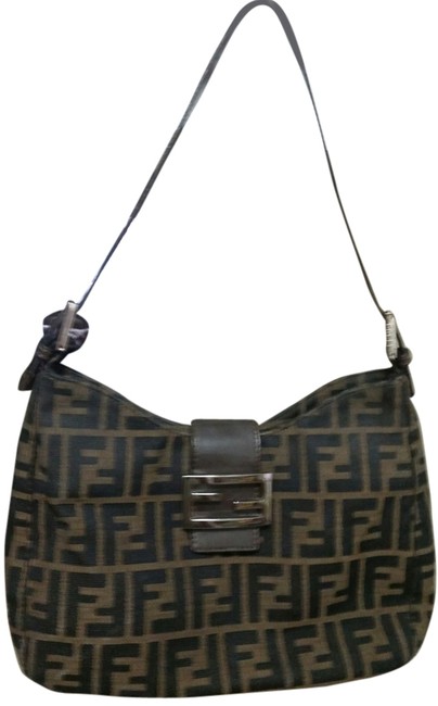 Fendi Signature Brown Shoulder Bag 