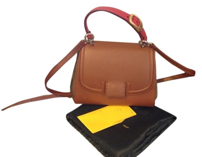 Fendi Silvana Tan Shoulder Bag 
