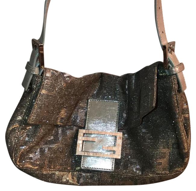 Fendi Silver Shoulder Bag 