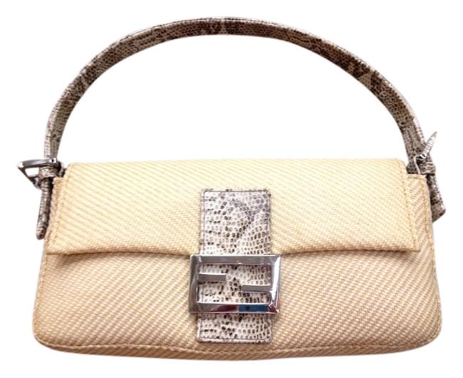 Fendi Snakeskin Handbag Dust Shoulder Bag 