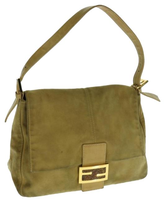 Fendi Suede Mama Shoulder Bag 