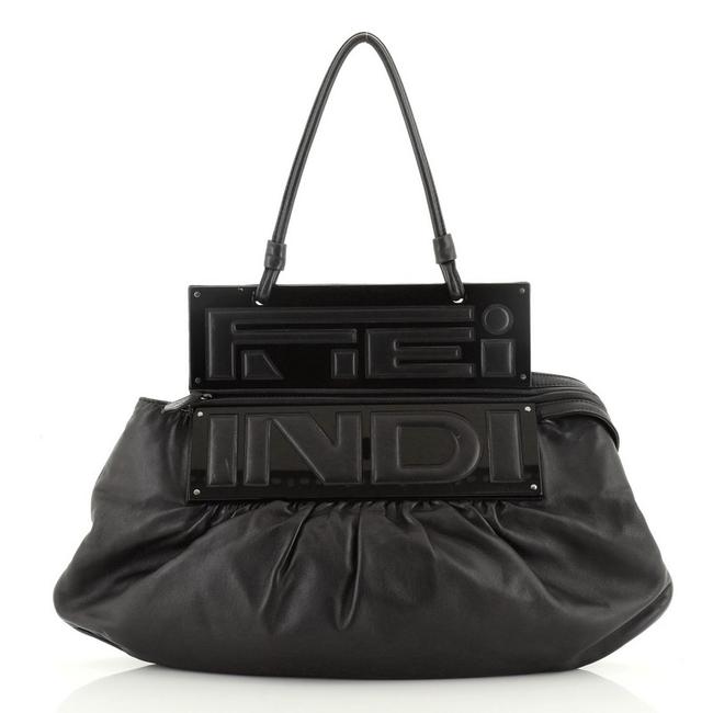 Fendi To You Black Leather Shoulder Bag 