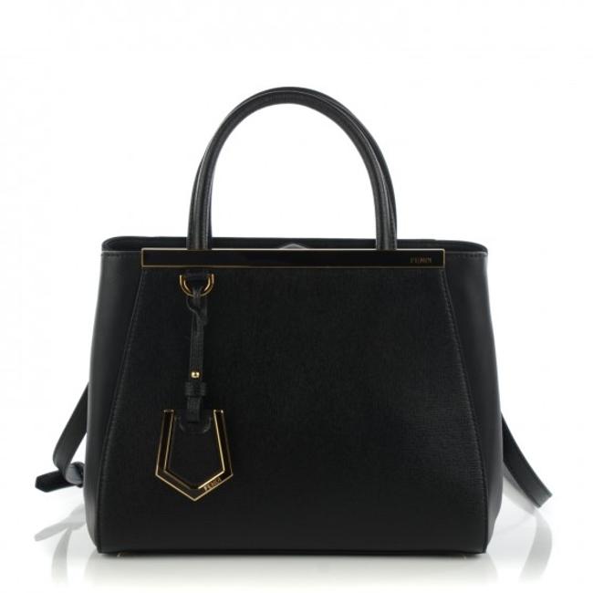 Fendi Vitello Elite Petite 2jours Tote Shoulder Bag 