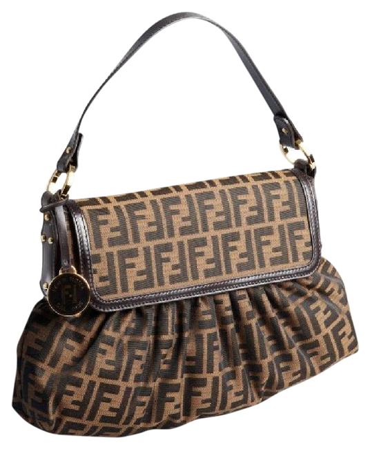 Fendi Zucca Brown Shoulder Bag 