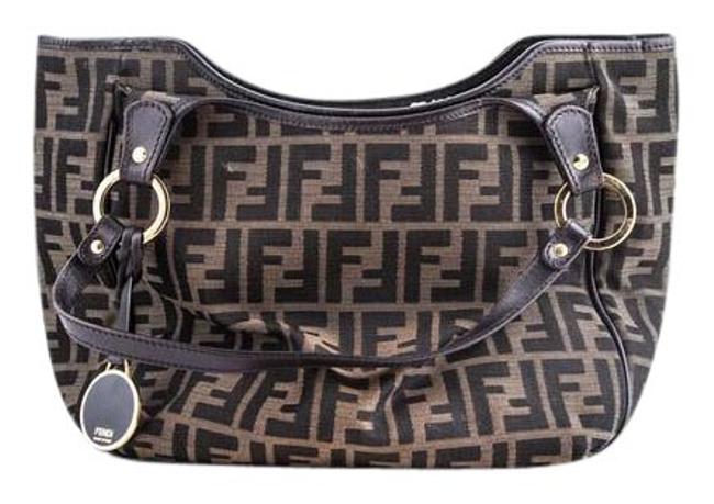 Fendi * Zucca Monogram Shoulder Bag 