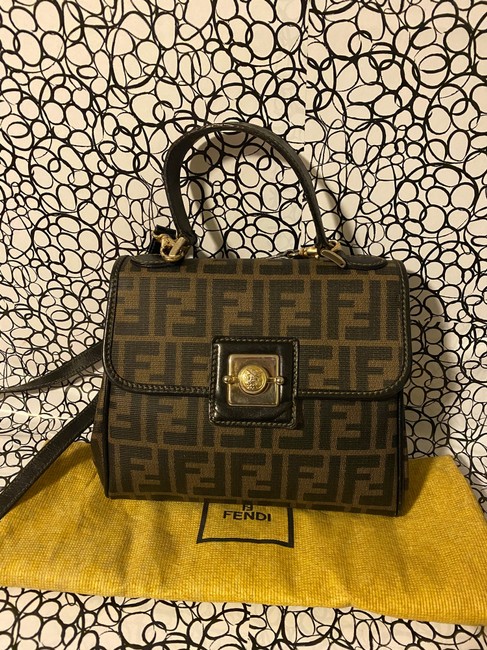 Fendi Zucchini 2way Pvc Leather Shoulder Bag 