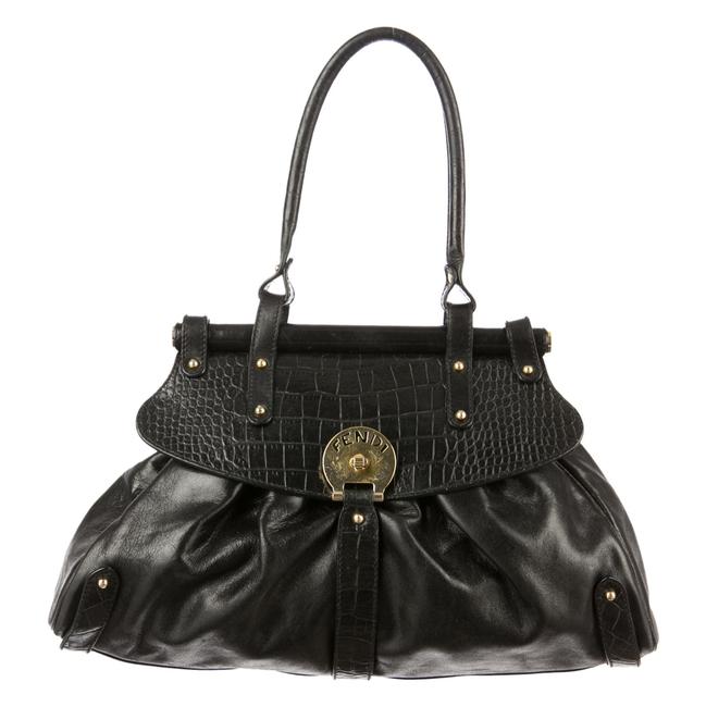 Fendi 2415 8bn144 rx4 059 Brown Leather Tote 