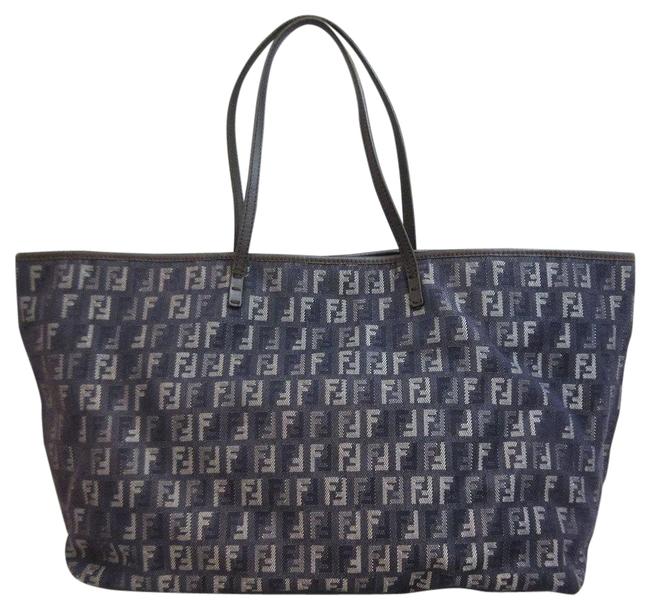 Fendi Bag Ladies Men's DenimLeather Tote 
