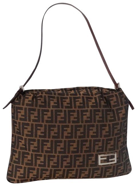 Fendi Bag Soft Zucca print Brown Canvas Tote 