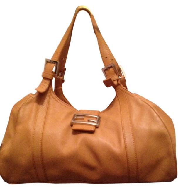 Fendi Barley Leather Shoulder Bag 