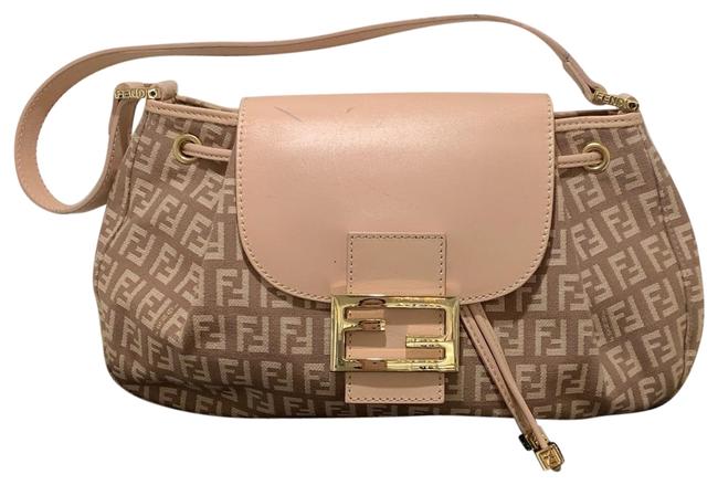 Fendi Beige Canvas Baguette 