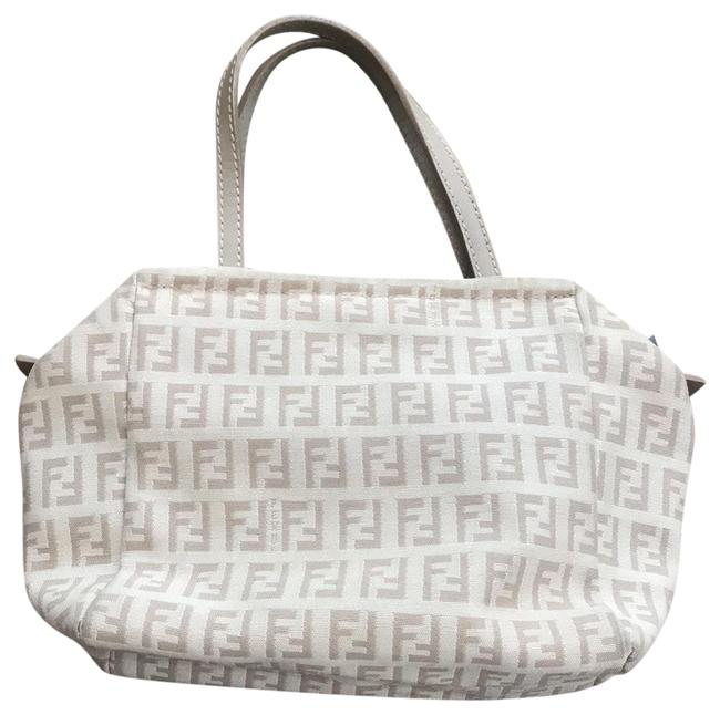 Fendi Beige Cotton Baguette 