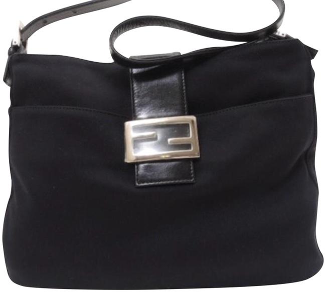 Fendi Black Polyurethane Shoulder Bag 