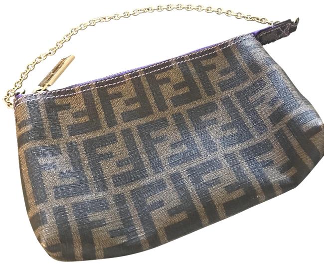 Fendi Brown Purple Baguette 