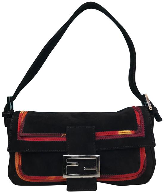 Fendi Brown Suede Baguette 