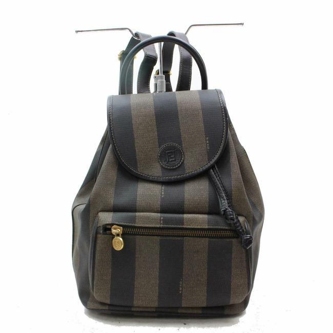 Fendi BrownBlack Pecan Backpack 
