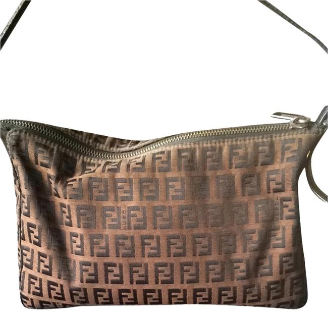 Fendi BrownBlack Shoulder Bag 