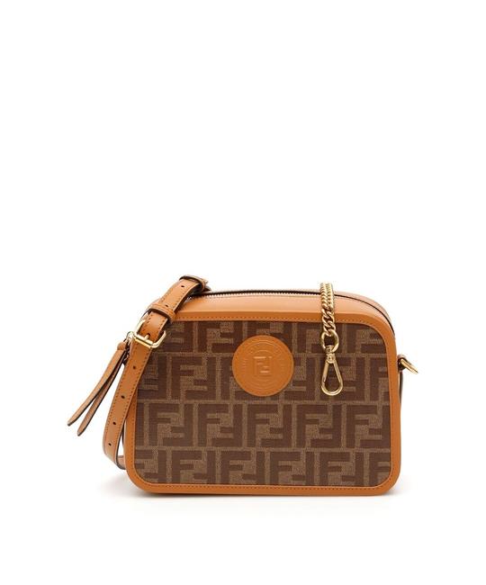 Fendi Bucket Bag Cr New Mini Mon Tresor Brown Tan Polyamide Tote 