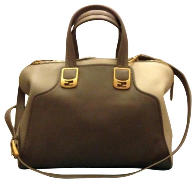 Fendi Chameleon WhiteGray Shoulder Bag 