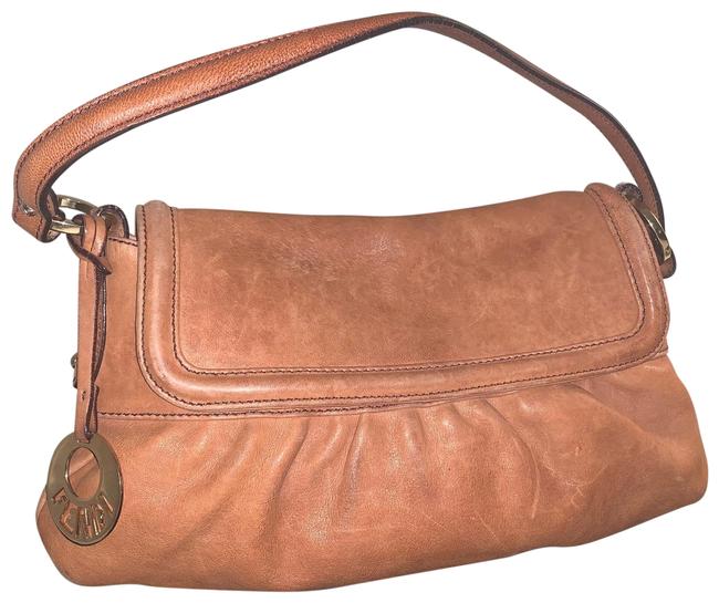 Fendi Chef Camel Nappa Leather Baguette 