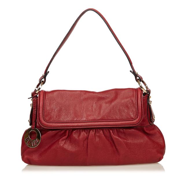 Fendi Chef Red Leather X Others Shoulder Bag 