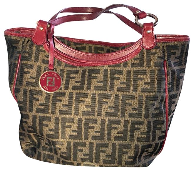 Fendi Chef Zucca Canvas Small Tote 