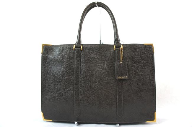 Fendi Classico No. 4 8bh228 Brown Leather Tote 